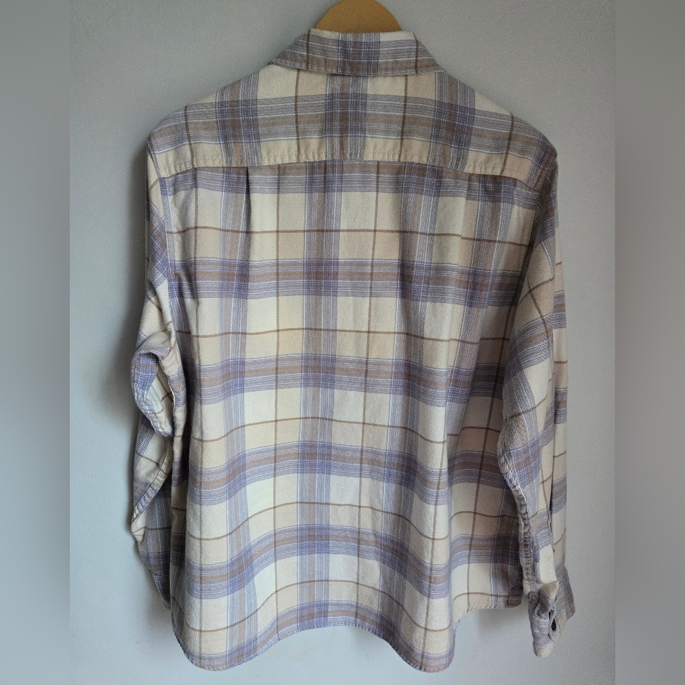 TILLEY  💯 Organic Cotton Plaid Button-Up Shirt - Picture 8 of 9